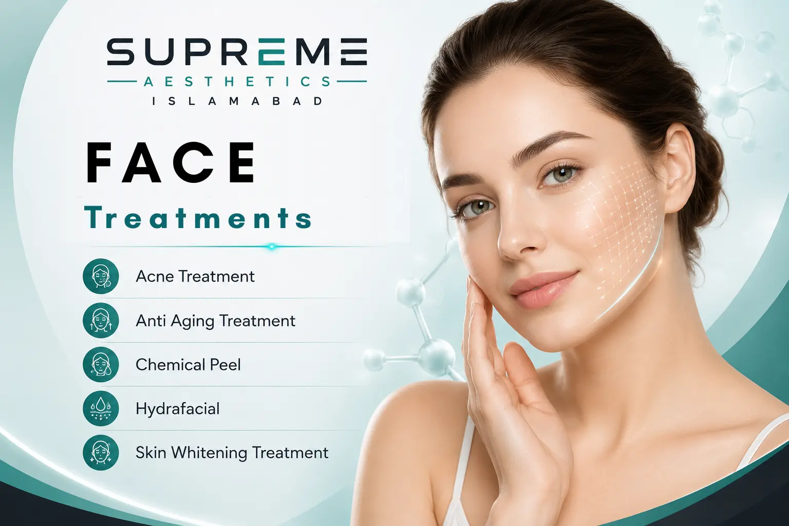 Face treatment at Supreme Aesthetics